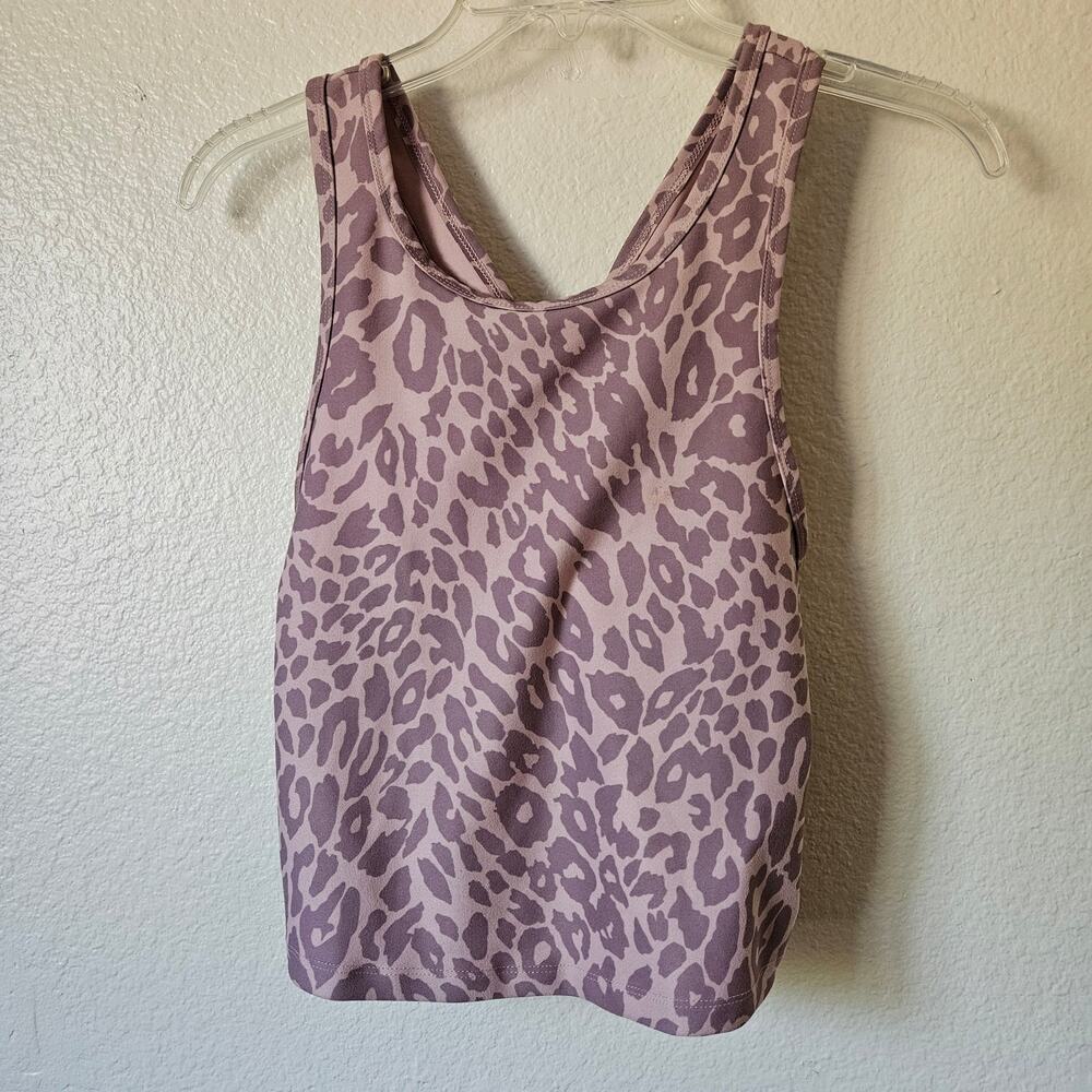 Jessica Simpson Cheetah Print Active Tank Top Medium